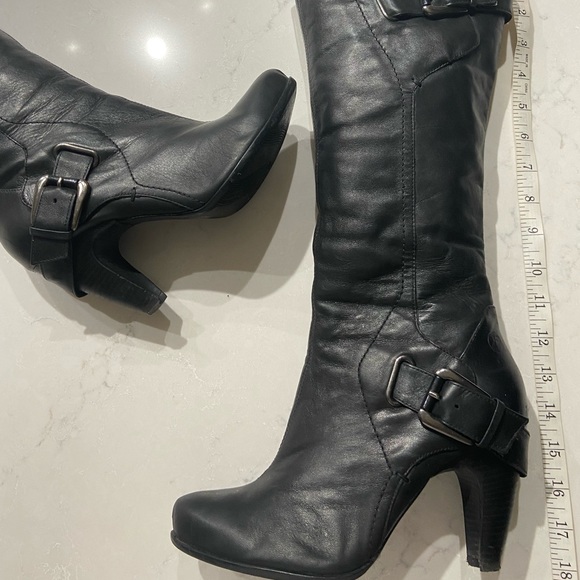 Bronx tall black leather boots - Size 8 - Picture 12 of 14